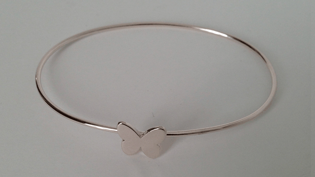 Bracciale filo farfalla